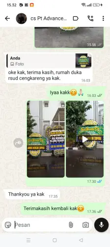 Testimonial Papan Bunga Pernikahan pelabuhan belawan
